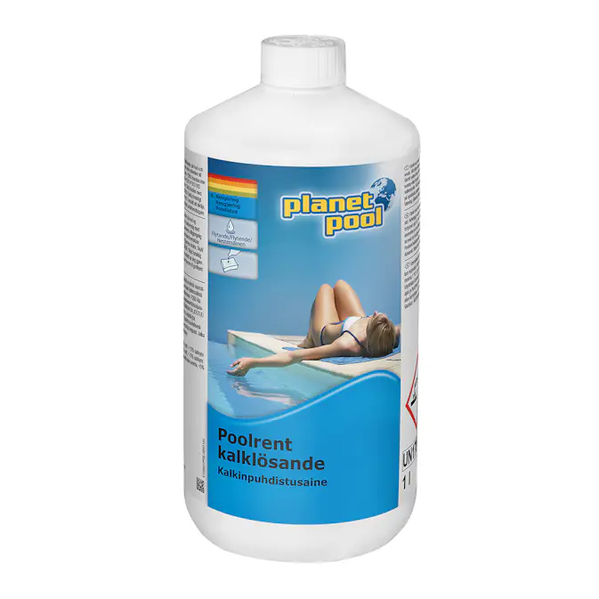 Poolrengöring Planet Pool Poolrent Kalklösande 1 L
