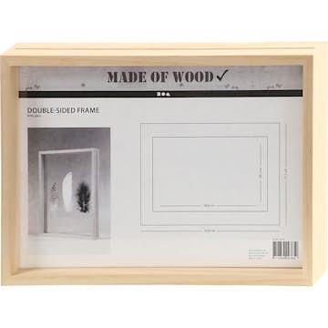 Dubbelramar Creativ Company Djup 4,5 cm Stl 22,1x30,8 cm 1 St