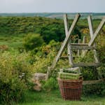 Stolsdyna Linum Pepper 40x40 cm