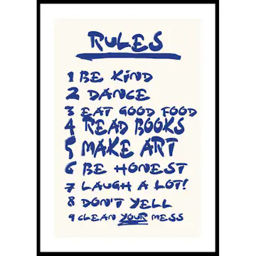 Poster Gallerix House Rules