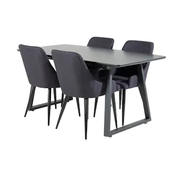 Matgrupp Venture Home Ina med 4 Plake Stolar