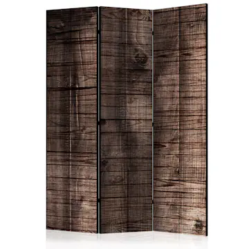 Rumsavdelare Skärmvägg Arkiio Dark Brown Boards 135x172 cm