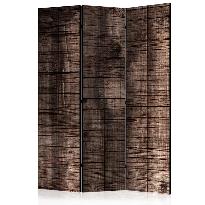 Rumsavdelare Skärmvägg Arkiio Dark Brown Boards 135x172 cm