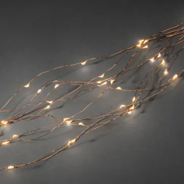 Ljusslinga Gnosjö Konstsmide Droppe Amber LED