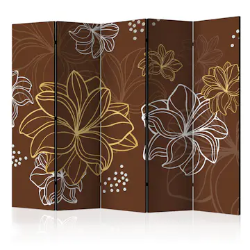 Rumsavdelare Skärmvägg Arkiio Autumnal Flora II 225x172 cm