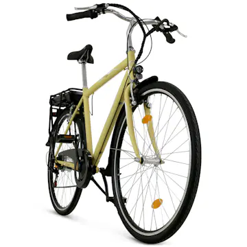 Elcykel Lyfco Herr 28" med Cykeldator Sandgul