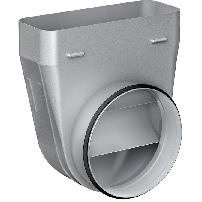 Adapter Flatkanal Bosch DZZ1WW1X1 Till Fläkt