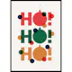 Poster Gallerix Dots Ho Ho Ho