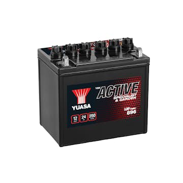 Åkgräsklipparbatteri Yuasa 24Ah 250A 896
