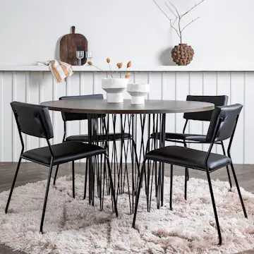 Matgrupp furniture/fashion Stone med 4 Kenth Stolar