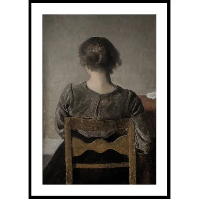 Poster Gallerix Hvile By Wilhelm Hammershøi