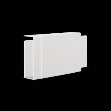 T-Stycke till Matarkanal Hager LF/LFH 40 x 110 mm Halogenfri Vit RAL 9016