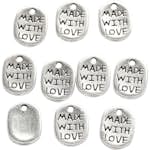 Smyckeberlock Creativ Company Hål 1 mm 10-pack