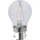 LED-lampa Star Trading Filament B22 G45 Klar 1,5W