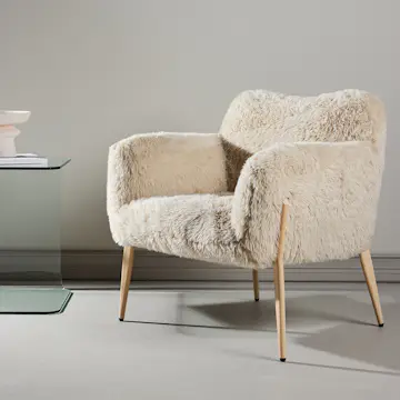 Fåtölj Venture Home Zenzi Konstpäls