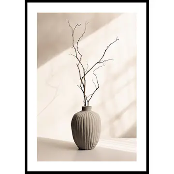 Poster Gallerix Flower Pot And Branch No2