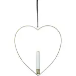 Inomhusdekoration Star Trading Flamme Heart Vägg