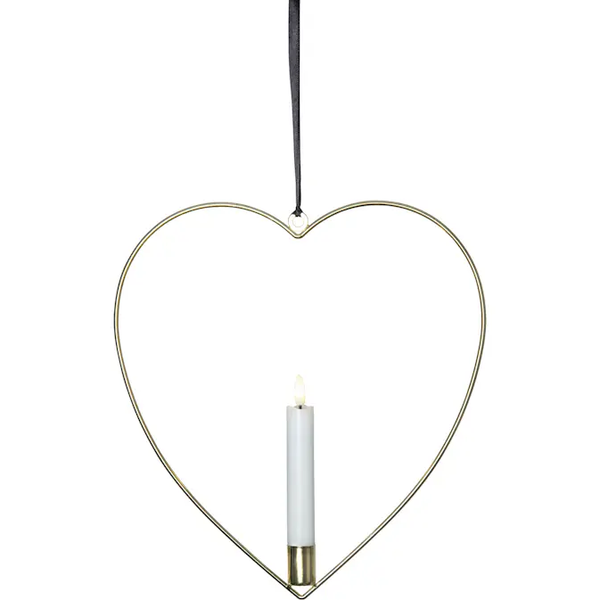 Inomhusdekoration Star Trading Flamme Heart Vägg