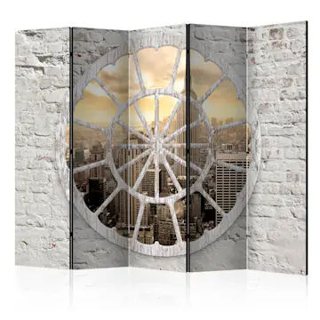 Rumsavdelare Skärmvägg Arkiio New York A View through the Window II 225x172 cm