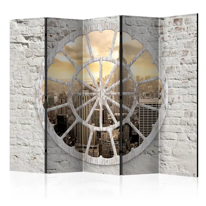 Rumsavdelare Skärmvägg Arkiio New York A View through the Window II 225x172 cm