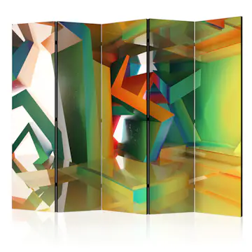 Rumsavdelare Skärmvägg Arkiio Colourful Space II 225x172 cm