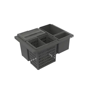 Källsorteringskärhållare Beslag Design Cube Basic Hero 600