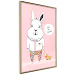 Poster Artgeist Affisch Rabbit's Friend