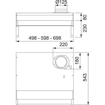 Spiskåpa Franke Futurum Classic 1222A-10 Lägenhet