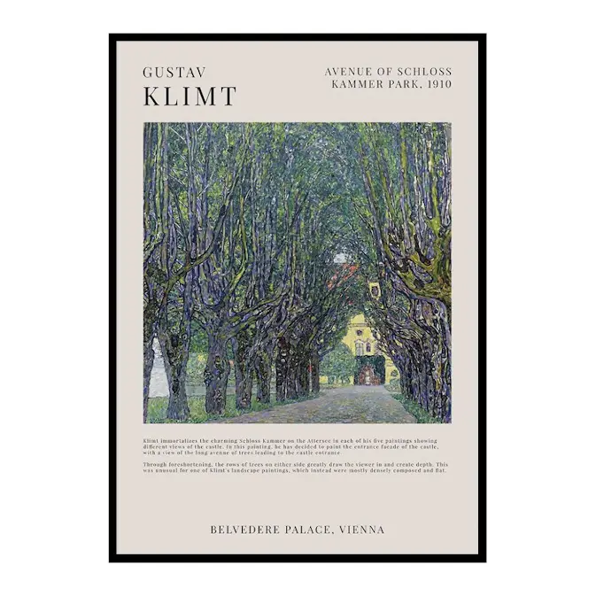 Poster Gallerix Kammer Park By Gustav Klimt