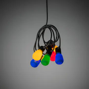 Ljusslinga Gnosjö Konstsmide Ovala lampor LED E14