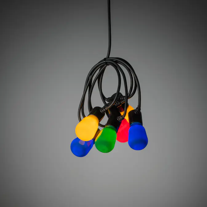 Ljusslinga Gnosjö Konstsmide Ovala lampor LED E14