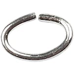 Ovala Ringar Creativ Company Försilvrad Tjocklek 0,7 mm 50 St/1 Förp