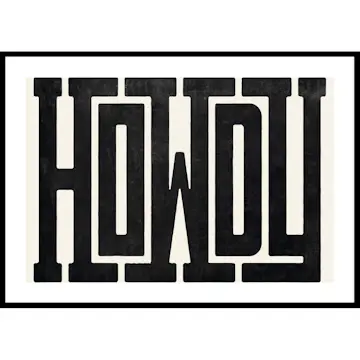 Poster Gallerix Howdy