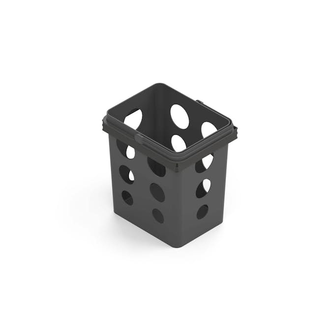 Källsortering Theofils Alicante 22X18 Beslag Mörkgrå Hink