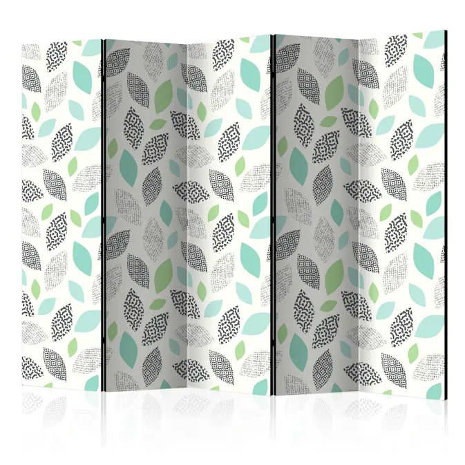 Rumsavdelare Skärmvägg Arkiio Patterned Leaves II 225x172 cm