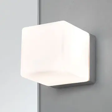 Lampett Astro Cube Vägglampa i Krom Dimbar