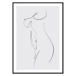 Poster Gallerix Curved Lines No2