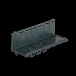 Hållare Hager QuickConnect för Noll- och Jordplintar på Kapslingens DIN-skena