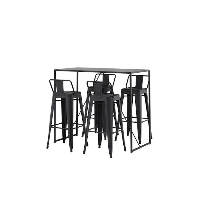 Matgrupp Venture Home Brea med 4 Tempe Flat Stolar