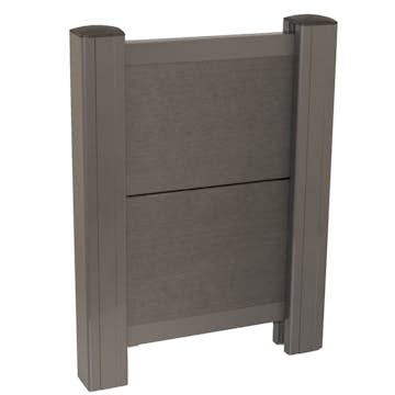 Staketset Hortus Komposit Borstat Höjd 160,3 cm