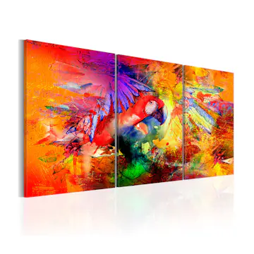 Tavla Arkiio Colourful Parrot