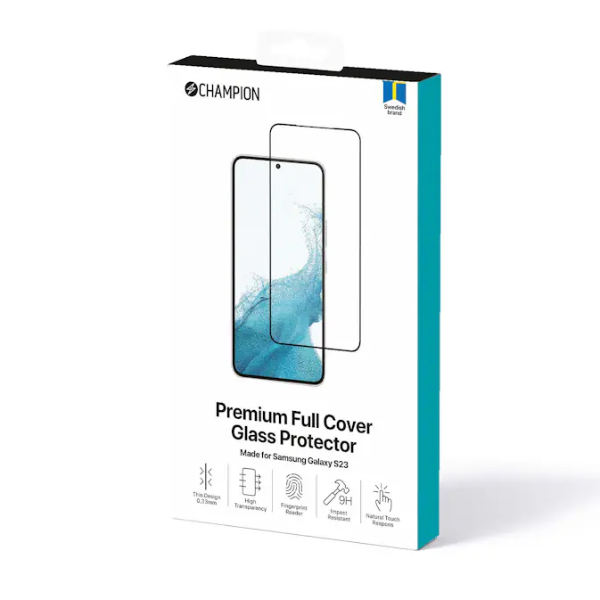 Skärmskydd Champion Galaxy S23 Svart