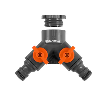 2-vägskran Gardena Inkl. Adapter