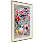 Poster Artgeist Affisch Rustic Flowers