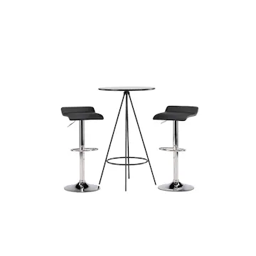 Matgrupp Venture Home Bistro Ø60 cm med 2 st Jonna stolar