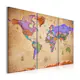 Tavla Arkiio Colourful Travels 3 delar