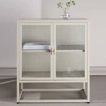 Skåp Venture Home Garis med Glasdörrar