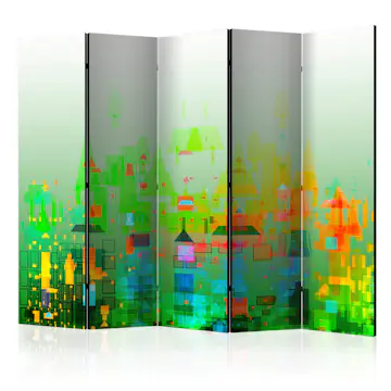 Rumsavdelare Skärmvägg Arkiio Abstract City II 225x172 cm