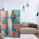 Rumsavdelare Skärmvägg Arkiio Oriental Triangles 135x172 cm