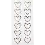 Rhinestonshjärtan Creativ Company Stl 23x21 mm 12 St/1 Förp